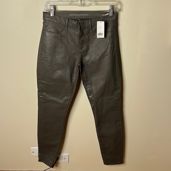 NWT Banana Republic Faux Leather Pants - Picture 1 of 5